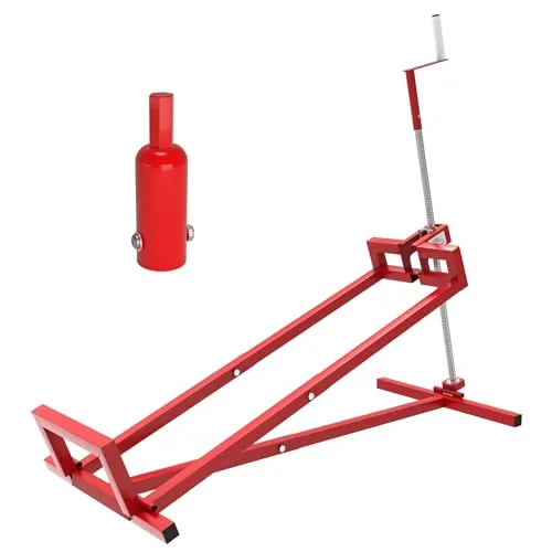 Hebevorrichtung Aufsitzmäher 400kg mit Adapter - Rasenmäher-Zubehör für müheloses Anheben von bis zu 400 kg, ideal für Wartung und Reinigung Ihres Rasentraktors.