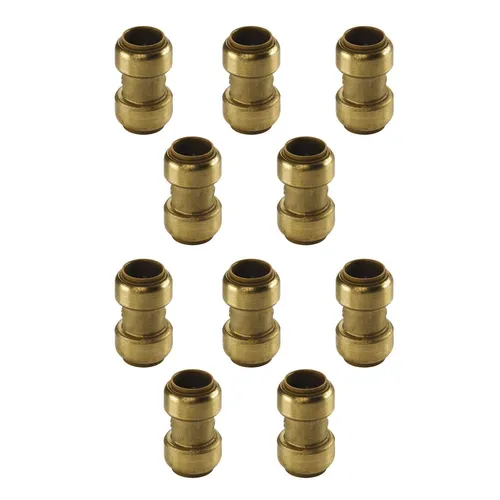 Seppelfricke Kupfer Steckfitting Tectite Kupplung 15 x 15 mm – 10 Stück - Hochwertige Kupfer Steckfitting Tectite Kupplung für einfache und sichere Installation. Ideal für Kupferrohre, mit hörbarem Klick für dauerhafte Dichtheit und schnelle Montage ohne teure Werkzeuge.