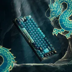 AKKO MOD 007B V3 HE "Year of the Dragon" Gaming Tastatur RGB - Gaming Tastaturen mit Astrolink Switch für präzise Eingaben und beeindruckende RGB-Beleuchtung, ideal für Gamer und kreative Nutzer.