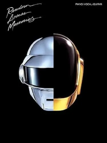 Daft Punk: Random Access Memories Songbook für Klavier, Gesang, Gitarre - Dieses Notenbuch bietet sorgfältig arrangierte Stücke des vierten Studioalbums von Daft Punk. Ideal für Musiker, die die gesamte Trackliste spielen möchten.