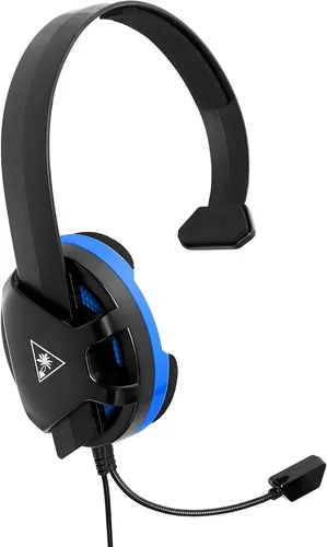 Turtle Beach Recon Chat-Headset für PS4, PS5 und Xbox One - Gaming-Headset mit 40-mm-Neodym-Lautsprechern für klaren Chat-Sound und offener Ohrmuschel für Spielaudio in Stereo. Leichtes Design und komfortable Ohrpolster bieten stundenlangen Tragekomfort.