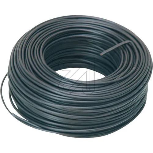 General Cavi PVC-Aderleitung H07V-K 6, schwarz, Ring, 100 m - Aderleitungen für die Verlegung in trockenen Räumen, ideal für Schalt- und Verteilungsanlagen, flexibel und langlebig.