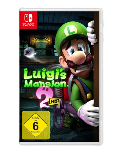 Nintendo Luigi's Mansion 2 HD - Nintendo Switch Spiel, gruselige Abenteuer mit Luigi in HD-Qualität