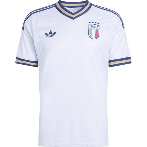 adidas FIGC ITALIEN AWAY Teamtrikot Herren – Größe S, aerblu - Das italienische Auswärtstrikot für Herren in aerblu, Größe S, bietet ein stilvolles Design mit Verbandswappen. Ideal für Fans, die Teamgeist und Komfort schätzen.