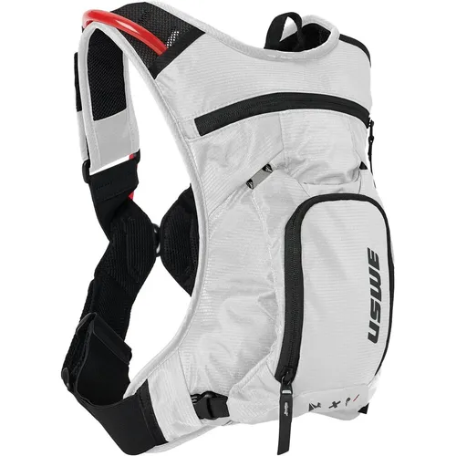 USWE MTB Hydro Trinkrucksack mit Trinkblase - Ideal für Radfahren und Mountainbiking - Trinkblasen-Rucksack mit patentiertem NDM 1.2-Gurtsystem für eine federfreie Passform, 2,0 l Trinkblase und abnehmbare Multi-Tasche für flexibles Volumen, perfekt für aktive Abenteuer.