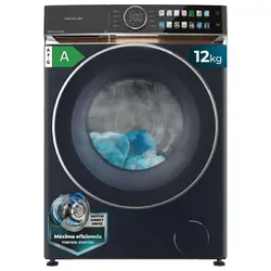 Cecotec Bolero DressCode 12980 Waschmaschine 12 kg - Effiziente 12 kg Frontlader-Waschmaschine mit Direct Drive Motor und Energieklasse A. Ideal für große Wäscheladungen, mit 14 Programmen und intuitivem FullColor Display für eine mühelose Bedienung.