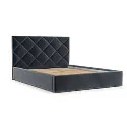 POLSTERBETT Torno 140/200 cm Dunkelgrau im Kronos Stoff