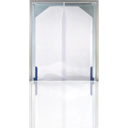 Flexo Kunststoffe Pendeltür H3000xB1500 mm klar mit Gewebe - Robuste Pendeltür aus hochwertigen Kunststoffen, ideal für flexible Raumtrennungen und hergestellt in Deutschland.