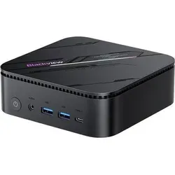 Blackview MP100 Pro Mini PC i9-12900H - Leistungsstarker Mini-PC in Schwarz - Kompakter Mini-PC mit Intel Core i9-12900H, 16 GB RAM und 512 GB SSD. Ideal für multitasking-fähige Anwendungen und platzsparende Lösungen. Integriertes Wi-Fi 6 für schnelle Verbindungen.