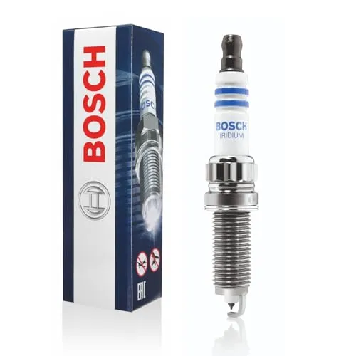 Bosch Double Iridium 0242135812 Zündkerzen 4er-Set - Zündkerzen für zuverlässiges Kaltstartverhalten und lange Lebensdauer - Erstausrüstungsqualität von Bosch für optimale Motorleistung.