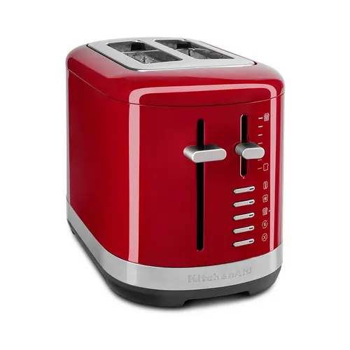 KITCHENAID 5KMT2109EER Toaster Empire Rot - Toaster für vielseitiges Toasten, inklusive Aufwärm- und Auftaufunktion. Wählen Sie Ihren Bräunungsgrad für perfektes Toast und Bagel, ideal für den täglichen Gebrauch.