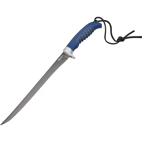 Buck Filiermesser Silver Creek 225BLS - Präzises Filiermesser mit Thermoplast-Griff und robuster Kunststoffscheide, ideal für Angler und Outdoor-Enthusiasten.