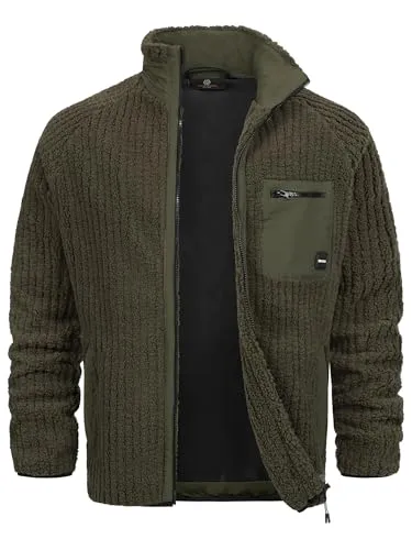 Indicode Herren INScotts Übergangsjacke mit Stehkragen & Reißverschluss | Herrenjacke für Männer Army, M