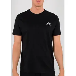 Rundhalsshirt "Backprint T", Gr. L, schwarz - Stylisches T-Shirt für Männer von Alpha Industries mit coolem Backprint. Hergestellt aus weichem Single Jersey für optimalen Tragekomfort.