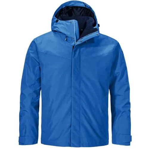 Schöffel 3in1 Jacket Style Okere Men - cornflower blue (8405) 54 - Funktionsjacke für Herren mit 2-Lagen VENTURI Membrane, wasserdicht (10.000 mm) und atmungsaktiv. Flexibel dank herauszippbarer Fleece-Innenjacke, ideal für Outdoor-Aktivitäten.