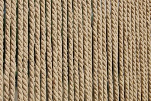 CASA Türvorhang Seil Toulon - Fliegenvorhang in Natur Beige - Fliegengitter für Balkon und Türen, hochwertiger Seilvorhang aus 40% Baumwolle, hält Insekten effektiv draußen und einfach zu montieren.