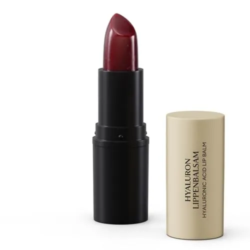 JUNGLÜCK Hyaluron Lippenbalsam Beere - Vegan | Getönter Lippenpflegestift mit dezentem Vanilleduft für geschmeidig weiche Lippen | Lippenpflege mit BIO Aloe Vera für langanhaltende Pflege
