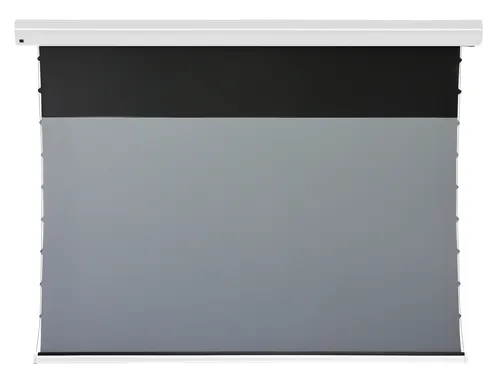 celexon HomeCinema Plus CLR Ultrakurzdistanz-Tension-Motor-Leinwand 100" - Beamer-Leinwände mit 8K und Full-HD für lebendige Bilder. Ideal für Ultrakurzdistanz-Beamer, bietet automatischen Ausfahrmechanismus und elegantes Design.