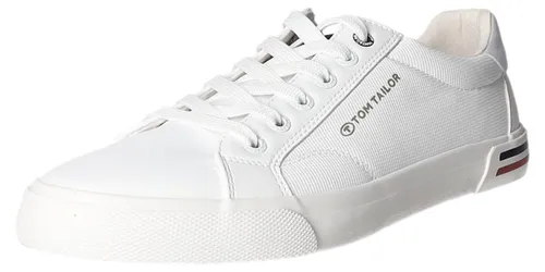 Tom Tailor Herren 5383201 Sneaker, White, 44 EU - Herren-Sneaker in modernem Design, ideal für lässige Outfits und den täglichen Komfort.