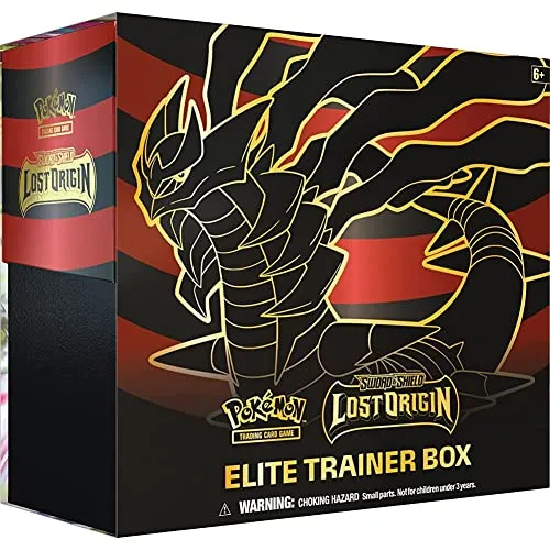 Pokémon 182-85071 Schwert Schild Lost Origin Elite Trainer Box - 8 Boosterpacks und exklusives Premium-Zubehör, ideal für Sammler und Spieler