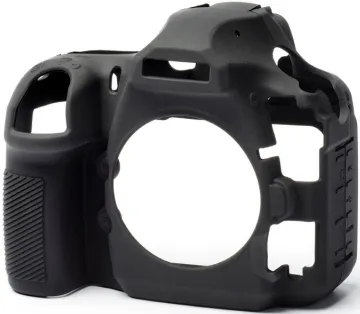 EASYCOVER Silikonprotector schwarz für Nikon D850 - Digitalkamera Zubehör-Set, schützt Ihre Nikon D850 vor Kratzern und Stößen mit einem passgenauen Silikonüberzug.