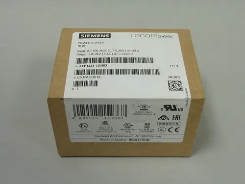 Siemens Power Supply 6EP1331-1SH03 - SPS-Netzteile, 24V Netzteil für ältere LOGO! Generation, zuverlässige Stromversorgung für Ihre Steuerungen