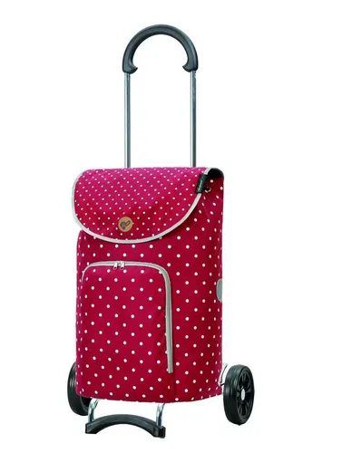 ANDERSEN Scala Shopper Ole rot 47 L - Einkaufstrolley - Einkaufstrolley mit 47 L Volumen, komfortables Fahrgestell und stilvolles Design für entspanntes Einkaufen ohne Schleppen.