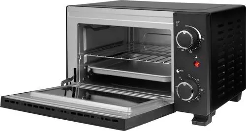 Tristar OV-3610 Minibackofen mit Timerfunktion - Kompakter 10L Minibackofen mit Umluft-Funktion und Kontrollleuchte. Ideal zum Grillen, Backen und Toasten, perfekt für den Campinggebrauch.
