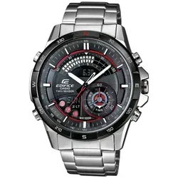 Casio Edifice Armbanduhr ERA-200DB-1AVER - Chronograph mit Super-Illuminator für optimale Sichtbarkeit in Dunkelheit und umfangreichen Funktionen wie Digitalkompass und Thermometer.