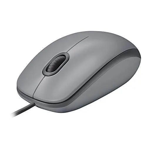 Logitech M110 Silent Maus - Beidhändig, USB, 1000 DPI, geräuschloses Klicken für ungestörtes Arbeiten