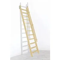Minka Wangentreppe Flexiblo Fichte unbehandelt - Innentreppen mit flexibler Wandmontage, platzsparend und ideal für kleine Räume. Hochwertiges Fichtenholz und verschiedene Farboptionen für individuelle Gestaltung.