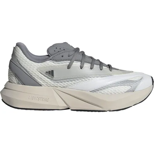 adidas Women's Lightblaze Schuhe in Off White/Grey One/Grey Three - Größe 42 - Moderne Sneakers mit regulärem Schnitt, aus hochwertigem Textil und Leder gefertigt. Ideal für den Alltag und bequem zu tragen.