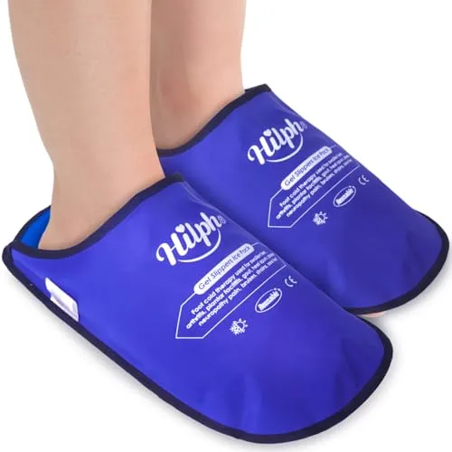 Hilph Kühlschuhe für Chemotherapie Füße - Kälte- & Wärmekompressen zur Behandlung von Schmerzen & Fieber, lindern Chemotherapie-Beschwerden und bieten wohltuende Kühlung bei müden Füßen und Sportverletzungen.