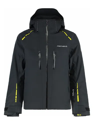 Fischer Ski-/Snowboardjacke "RC4" in Schwarz, Größe M für Herren - Hochwertige Fischer Ski-/Snowboardjacke "RC4" in Schwarz, Größe M. Mit atmungsaktiver Evotexx-Technologie, verstellbarer Kapuze und verschweißten Nähten. Ideal für Outdoor-Aktivitäten bei jedem Wetter.