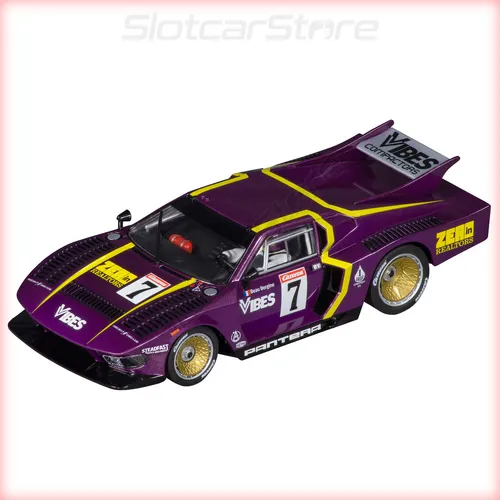 Carrera Evolution 27720 De Tomaso Pantera "No.7 Beau Bergine" Vibes 1:32 Auto