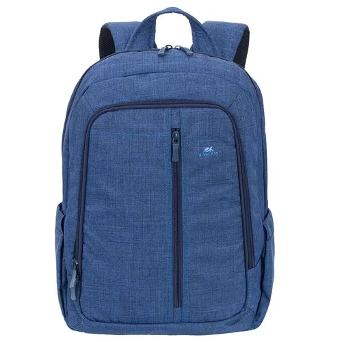 Rivacase Notebook Rucksack bis 15.6 Zoll – Stilvoller, wasserabweisender Laptoprucksack - Laptop-Rucksack aus hochwertigem, wasserabweisendem Material mit Anti-Shock Polsterung für optimalen Schutz von Notebooks bis 15,6 Zoll und Tablets bis 10,1 Zoll.