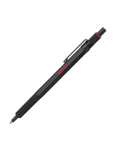 Rotring rOtring 600 Kugelschreiber | mittlere Spitze | Schwarze Tinte | schwarzer Schaft | nachfüllbar
