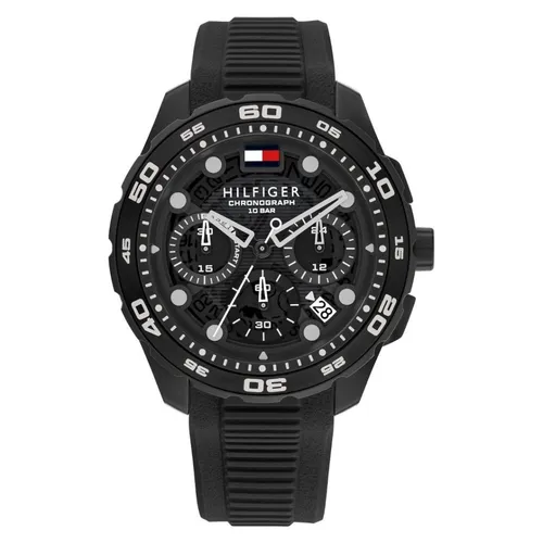 Tommy Hilfiger Chronographen-Quarzuhr 1792233 - Armbanduhren für Herren mit japanischem Chronographenwerk, Datumsfenster und 10 ATM Wasserresistenz – ideal für sportliche Aktivitäten und täglichen Tragekomfort.