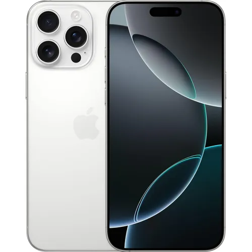 Apple iPhone 16 Pro Max 1000 GB - White Titanium - Erleben Sie das Apple iPhone 16 Pro Max mit 1000 GB in elegantem White Titanium. Mit 6.90" Display, SIM + eSIM und blitzschnellem 5G für ein unvergleichliches Nutzererlebnis.