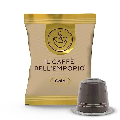 Der Kaffee Dell 'em Parker Kaffee Kapseln Kompatibel Mit nespresso Blend Gold Arabica (100)