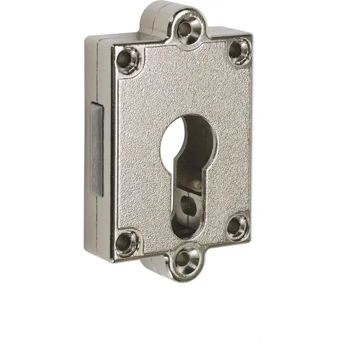 JUNIE 7407 Zylinder-Kastenschloss 25 mm - Schließtechnik mit hochwertigem, vernickeltem Metall für langlebige Sicherheit. Ideal für Profil-Halbzylinder und vielseitig einsetzbar.