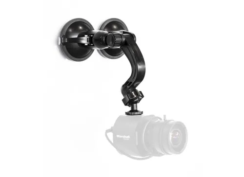 Marshall CVM-9 Kamera Saugnapf-Halterung - Die Marshall CVM-9 Halterung ermöglicht eine sichere Montage deiner Kamera an glatten Oberflächen. Ideal für Aufnahmen im Auto, mit flexibler Ausrichtung dank Kipparm und Kugellager. Perfekt für kreative Projekte.