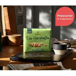 Tchibo Der Herzhafte - 9x 500 g Gemahlen - Kaffee mit vollmundig-aromatischem Geschmack, hergestellt aus aromatischen Arabica- und kräftigen Robusta-Bohnen, Intensität: 4/6.