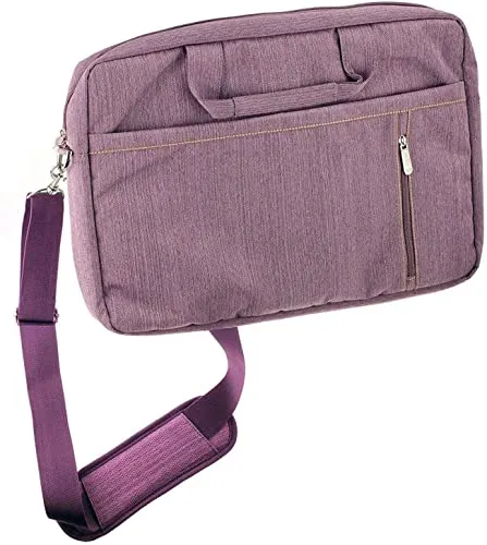 Navitech Lila Wasserfeste Tasche – Kompatibel mit dem Microsoft Surface Pro 7 13" Laptop