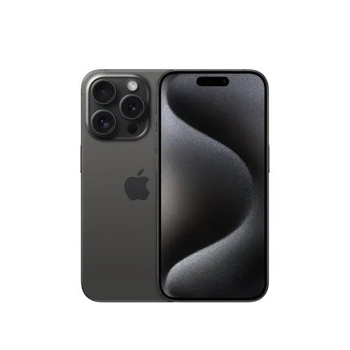 Apple iPhone 15 Pro - Titan Schwarz, 256 GB, Höchstleistung mit A17 Pro-Prozessor und brillanten OLED-Display