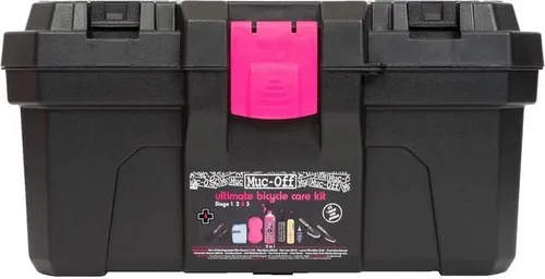 Muc-off Putz Bike Wash Ultimate Set 11-teilig - Fahrrad-Pflegemittel im praktischen Koffer, umfassende Reinigungslösung für alle Fahrradtypen.