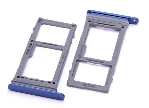 handywest Kompatibel für Samsung Galaxy S9 Plus SM-G965F Blau SIM Karten Card Micro SD Memory Halter Tray Slot Memory Karte Card SD Einschubfach SIM Card Holder Adapter Halterung
