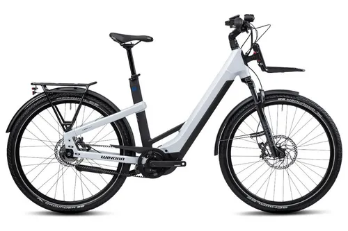 Winora Yakun R5 Pro E-Bike mit Bosch CX 750Wh - E-City Bike für Unisex Erwachsene, mit 5-Gang Nabe und bis zu 250 km Reichweite, ideal für lange Fahrten und komfortables Fahren.