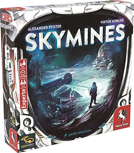 Pegasus Spiele Skymines - Strategisches Brettspiel für Experten - Gesellschaftsspiele; Ideal für Männer, neu und versiegelt, bietet spannende strategische Herausforderungen für erfahrene Spieler.