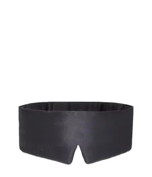 Dore & Rose Deep Sleep Silk Mask Black - Luxuriöse Schlafmaske aus 100 % Maulbeerseide, hypoallergen und faltenvorbeugend für einen tiefen, ungestörten Schlaf - ideal für zu Hause oder unterwegs.